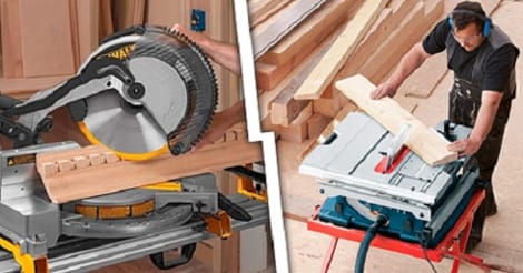 Mitre Saw Vs Table Saw Differences And Which One You Should Use